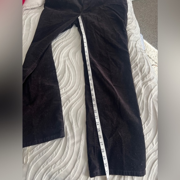 CHAPS CORDUROY BLACK CHICO BOOTCUT  PANTS STRETCH PLUS-SIZE 16 - Picture 9 of 9